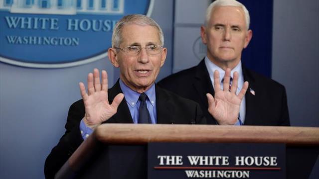 El doctor Fauci cree que la trayectoria de la curva debe bajar antes de competir