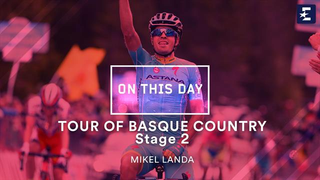 On This Day: Mikel Landa powers to hilltop win at Tour of Basque Country On This Day: Mikel Landa powers to hilltop win at Tour of Basque Country