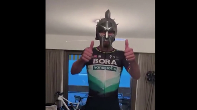 Peter Sagan delivers #StayHome message in the most Peter Sagan way Peter Sagan delivers #StayHome message in the most Peter Sagan way