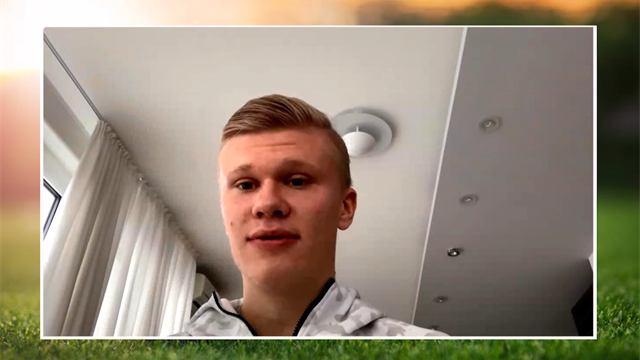 Haaland on the shooting advice he got from Solskjaer Haaland on the shooting advice he got from Solskjaer