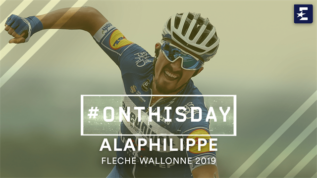 #OnThisDay: Julian Alaphilippe takes victory at La Flèche Wallonne #OnThisDay: Julian Alaphilippe takes victory at La Flèche Wallonne