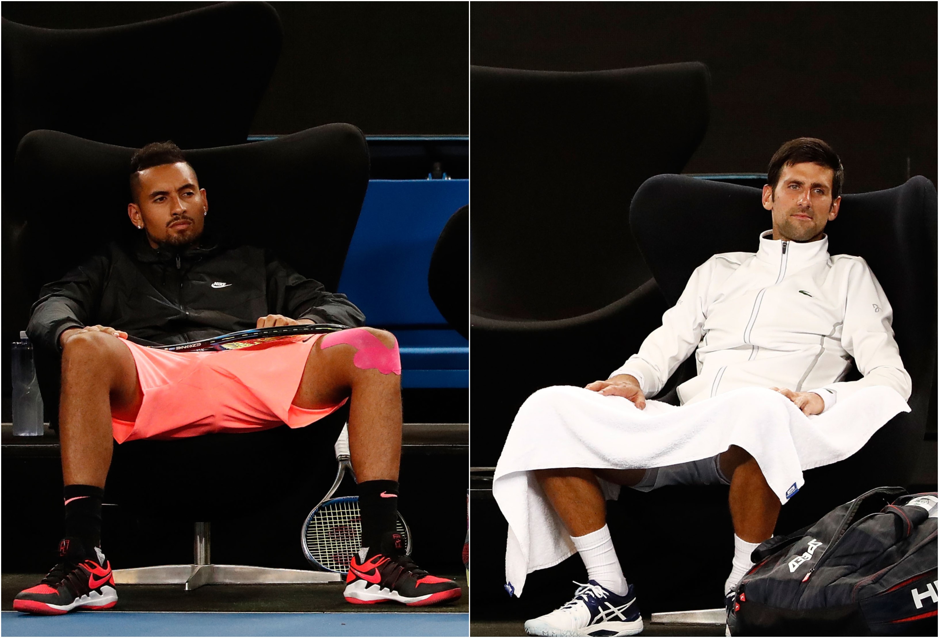 Nick Kyrgios & Novak Djokovic