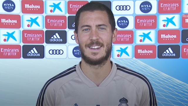 Hazard admits fitness lacking but Belgian 'very happy' to be back training Hazard admits fitness lacking but Belgian 'very happy' to be back training