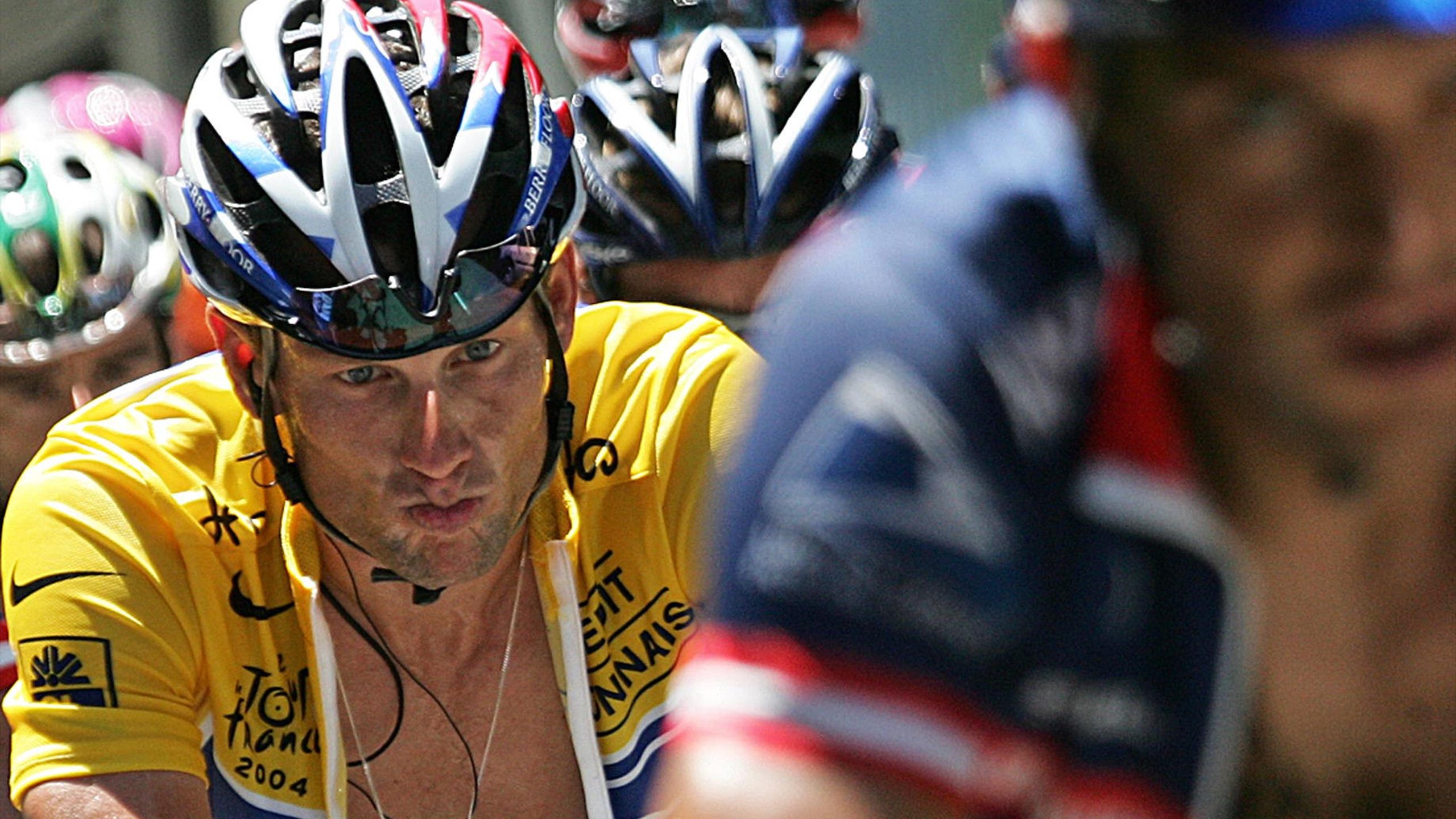 Affiche Photo Lance Armstrong Cycliste - Course Sur Route