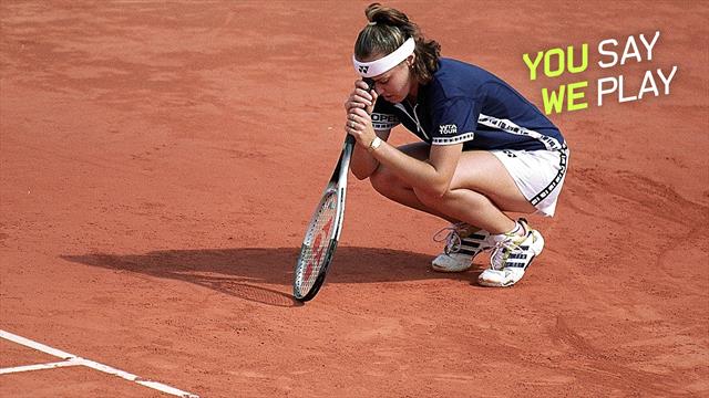 #YouSayWePlay - Hingis cries after brutal loss to Graf in 1999 #YouSayWePlay - Hingis cries after brutal loss to Graf in 1999