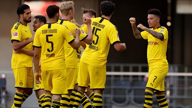 Sancho hat-trick keeps Dortmund in title hunt Sancho hat-trick keeps Dortmund in title hunt