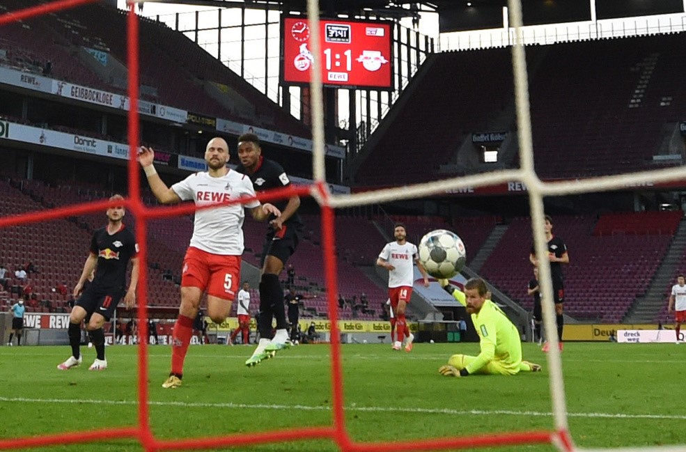 Christopher Nkunku buteur pour Leipzig à Cologne en Bundesliga le 1er juin 2020