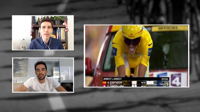 El secreto de Contador en las cronos: "Cerraba los ojos, cogía un lápiz y..." El secreto de Contador en las cronos: "Cerraba los ojos, cogía un lápiz y..."