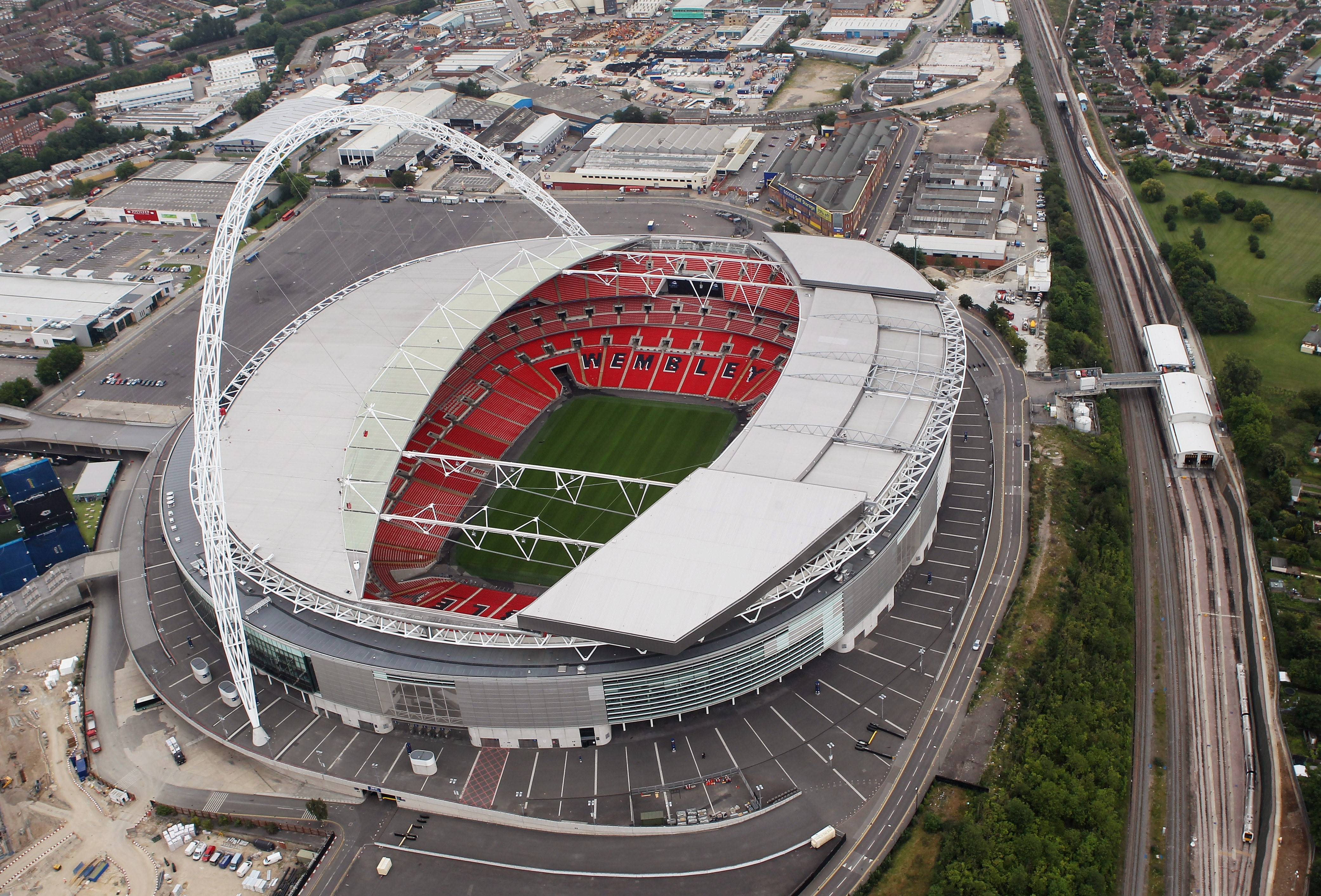 Wembley, le temple londonien du football.