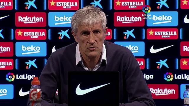 Setién: "Cuando no estás fino con el balón, cuesta más" Setién: "Cuando no estás fino con el balón, cuesta más"