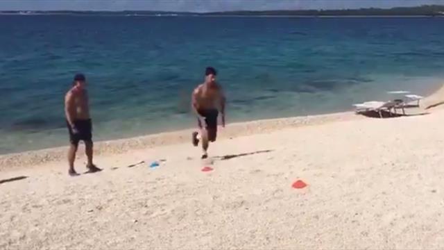 Novak Djokovic se entrena en un entorno idílico de Zadar para la segunda parada del Adria Tour Novak Djokovic se entrena en un entorno idílico de Zadar para la segunda parada del Adria Tour