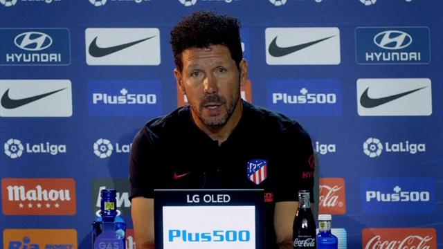 Simeone: "Simeone: "Esto somos nosotros; nos pegan y nos reinventamos" Simeone: "Simeone: "Esto somos nosotros; nos pegan y nos reinventamos"