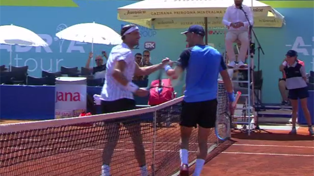 Tenis, Adria Tour: Lección de 'fair play' de Dimitrov y Coric después de un punto majestuoso Tenis, Adria Tour: Lección de 'fair play' de Dimitrov y Coric después de un punto majestuoso