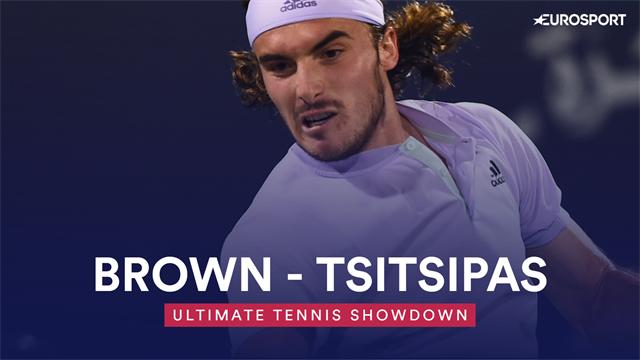 Highlights: Stefanos Tsitsipas beats Dustin Brown to maintain Ultimate Tennis Showdown streak Highlights: Stefanos Tsitsipas beats Dustin Brown to maintain Ultimate Tennis Showdown streak