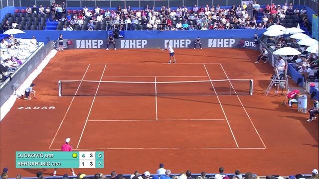 Adria Tour: Djokovic firma un pleno de victorias antes de la final Adria Tour: Djokovic firma un pleno de victorias antes de la final