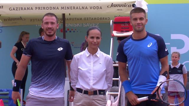 Adria Tour: El último partido que jugó Borna Coric antes de anunciar su contagio de coronavirus Adria Tour: El último partido que jugó Borna Coric antes de anunciar su contagio de coronavirus