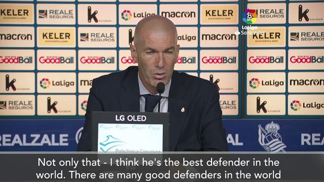 'The best defender in the world' - Zidane on Sergio Ramos after breaking La Liga record 'The best defender in the world' - Zidane on Sergio Ramos after breaking La Liga record