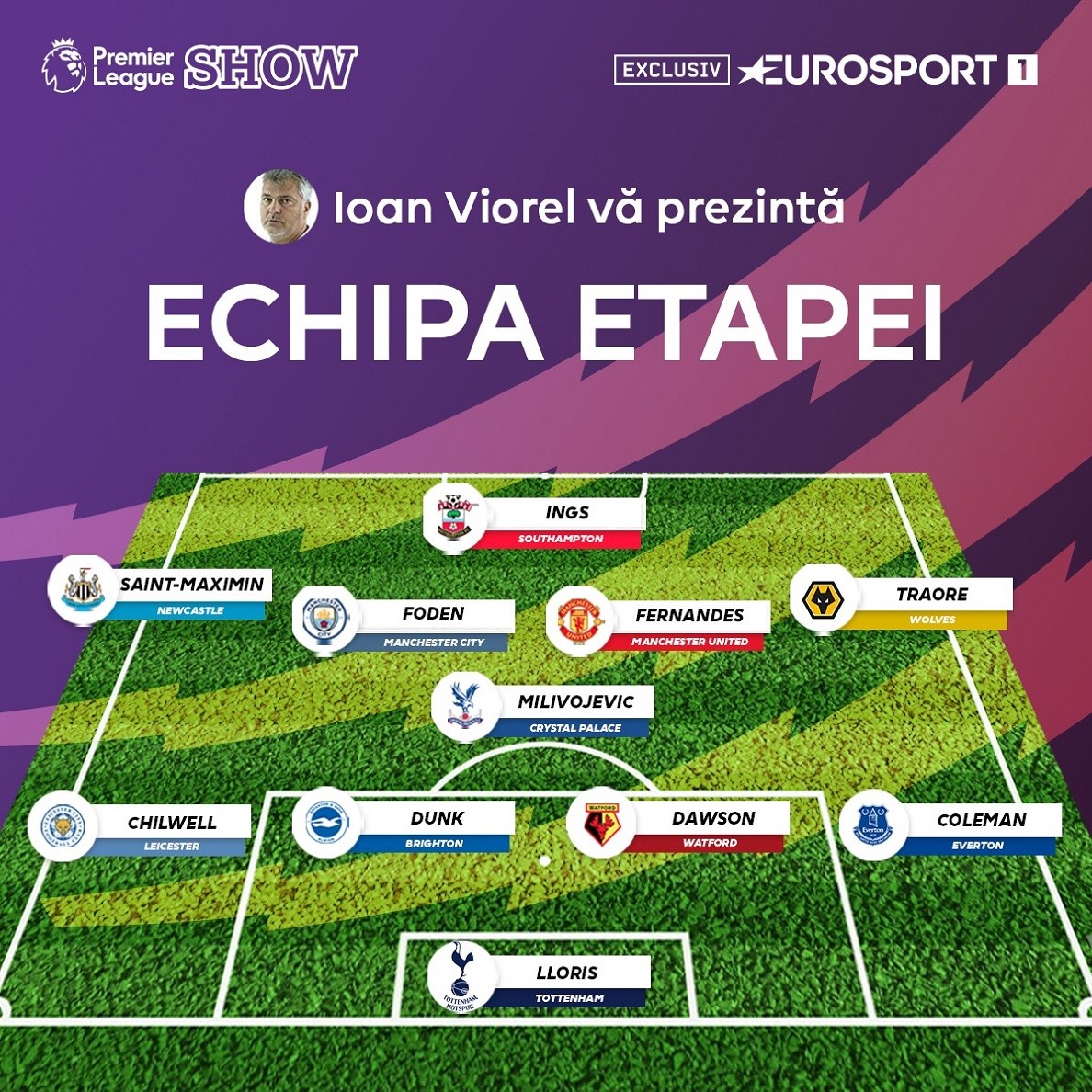 Echipa etapei din Premier League în etapa 30