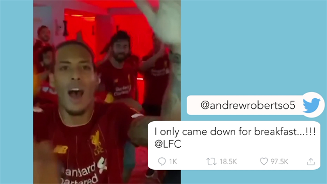Watch: Liverpool players celebrate to ‘Show Me Love’ Watch: Liverpool players celebrate to ‘Show Me Love’