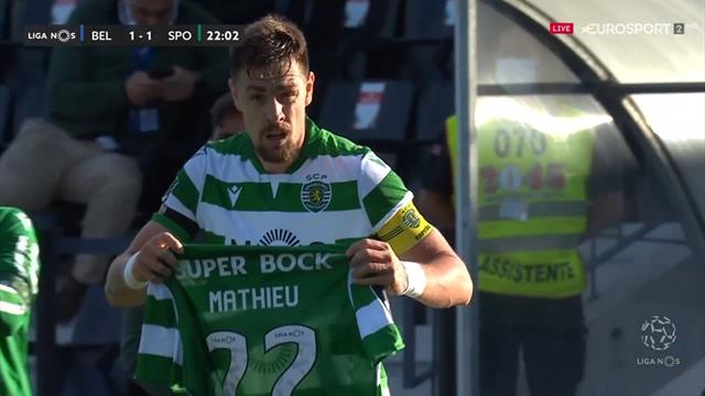 Liga NOS: Coates aprovecha una salida a destiempo y dedica su gol a Mathieu Liga NOS: Coates aprovecha una salida a destiempo y dedica su gol a Mathieu