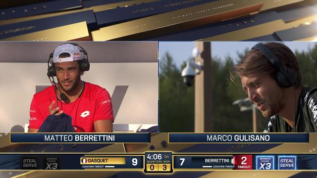 ‘I don’t get why you are scared to call a timeout’ – Matteo Berrettini to coach Marco Gulisano ‘I don’t get why you are scared to call a timeout’ – Matteo Berrettini to coach Marco Gulisano