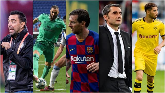 Xavi, Benzema, Messi, Valverde y Achraf, los nombres del día Xavi, Benzema, Messi, Valverde y Achraf, los nombres del día