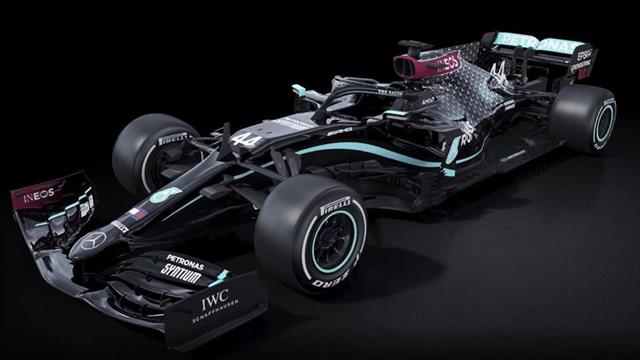 Mercedes cambia el diseño de su monoplaza para concienciar en la lucha contra el racismo Mercedes cambia el diseño de su monoplaza para concienciar en la lucha contra el racismo