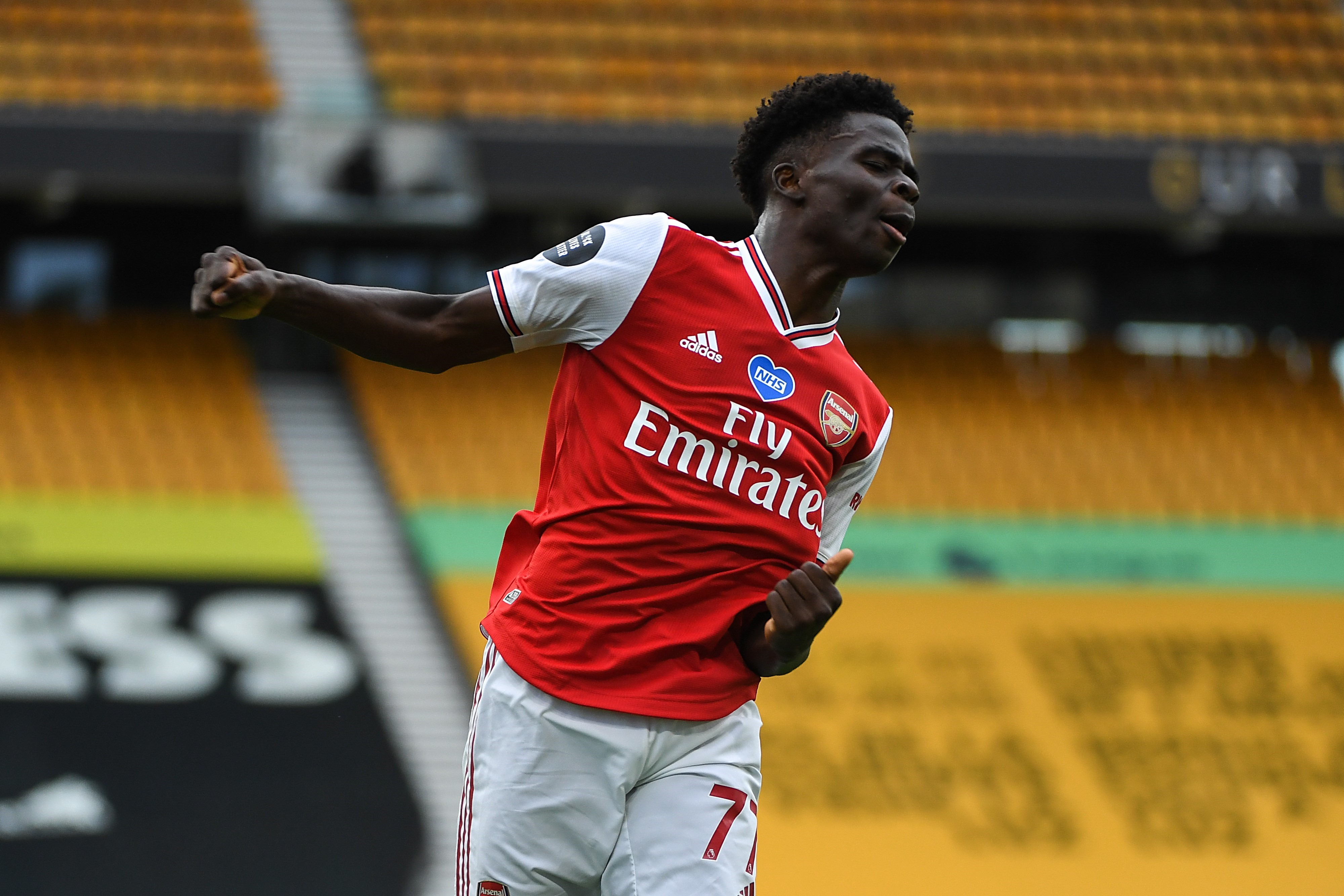 Bukayo Saka, atacantul lui Arsenal