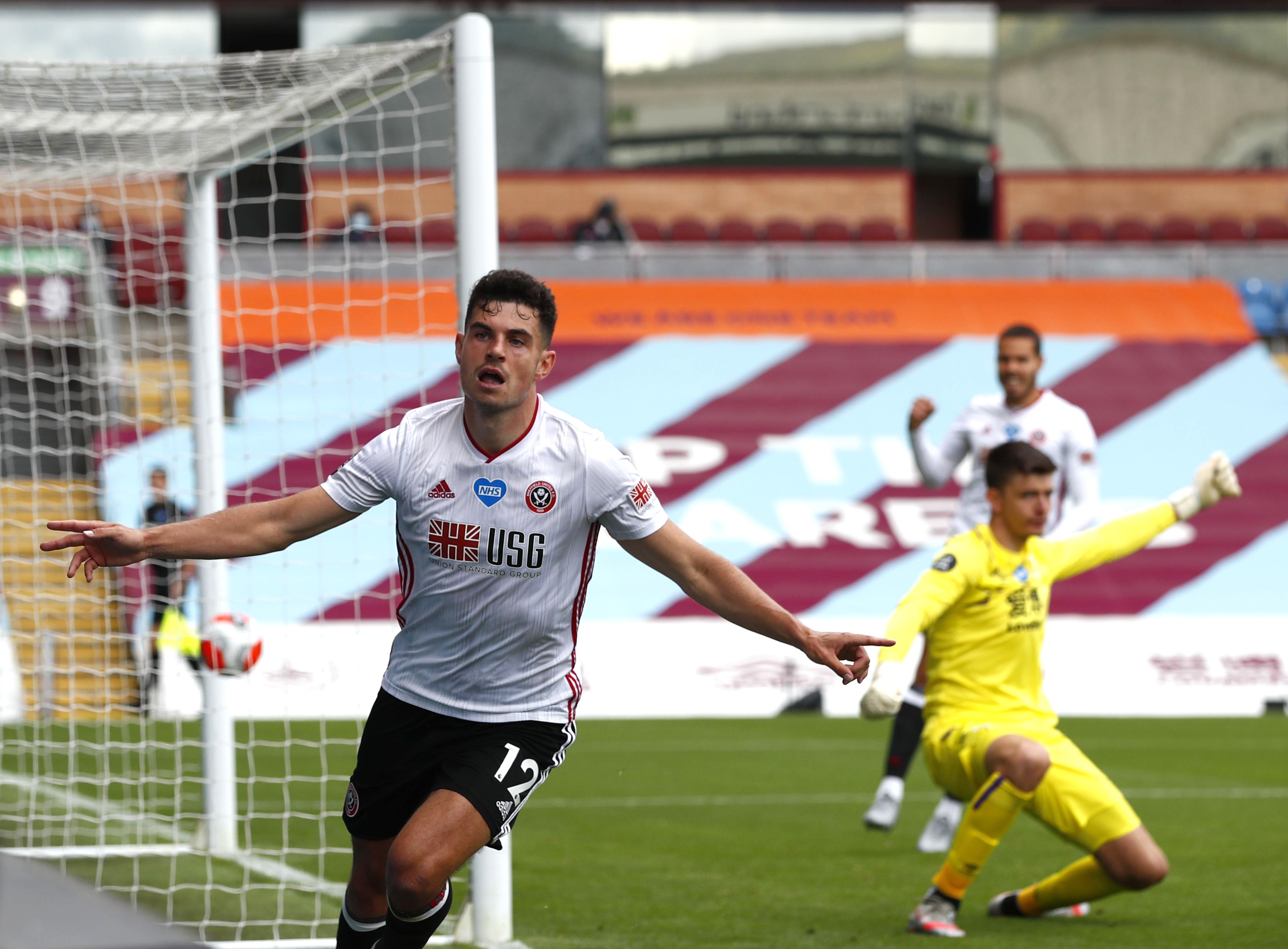 John Egan a marcat golul prin care Sheffield United la Burnley