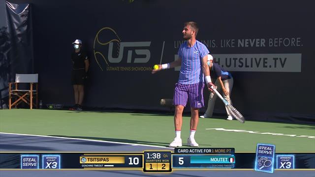 UTS: Moutet para el partido para abroncar al padre de Tsitsipas UTS: Moutet para el partido para abroncar al padre de Tsitsipas