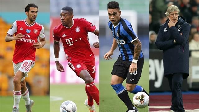 Ceballos, Alaba, Lautaro, Pellegrini y Sancho, los nombres del día Ceballos, Alaba, Lautaro, Pellegrini y Sancho, los nombres del día