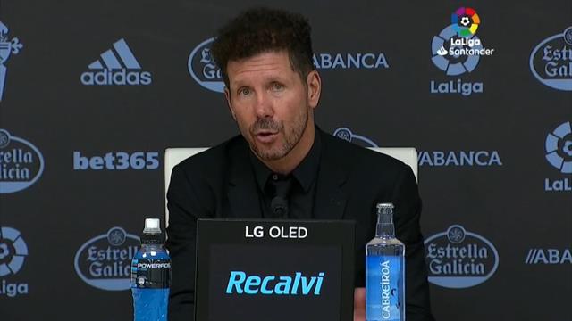 Simeone: "Hasta el final va a ser duro y exigente" Simeone: "Hasta el final va a ser duro y exigente"