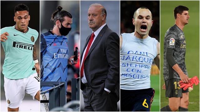 Lautaro, Bale, Del Bosque, Iniesta y Courtois, los nombres del día Lautaro, Bale, Del Bosque, Iniesta y Courtois, los nombres del día