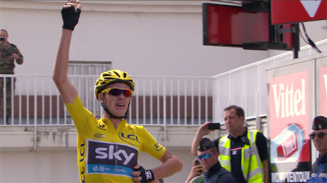 Tal día como hoy: Exhibición de Froome, con ataque a Contador incluido, para ganar en Mont Ventoux Tal día como hoy: Exhibición de Froome, con ataque a Contador incluido, para ganar en Mont Ventoux