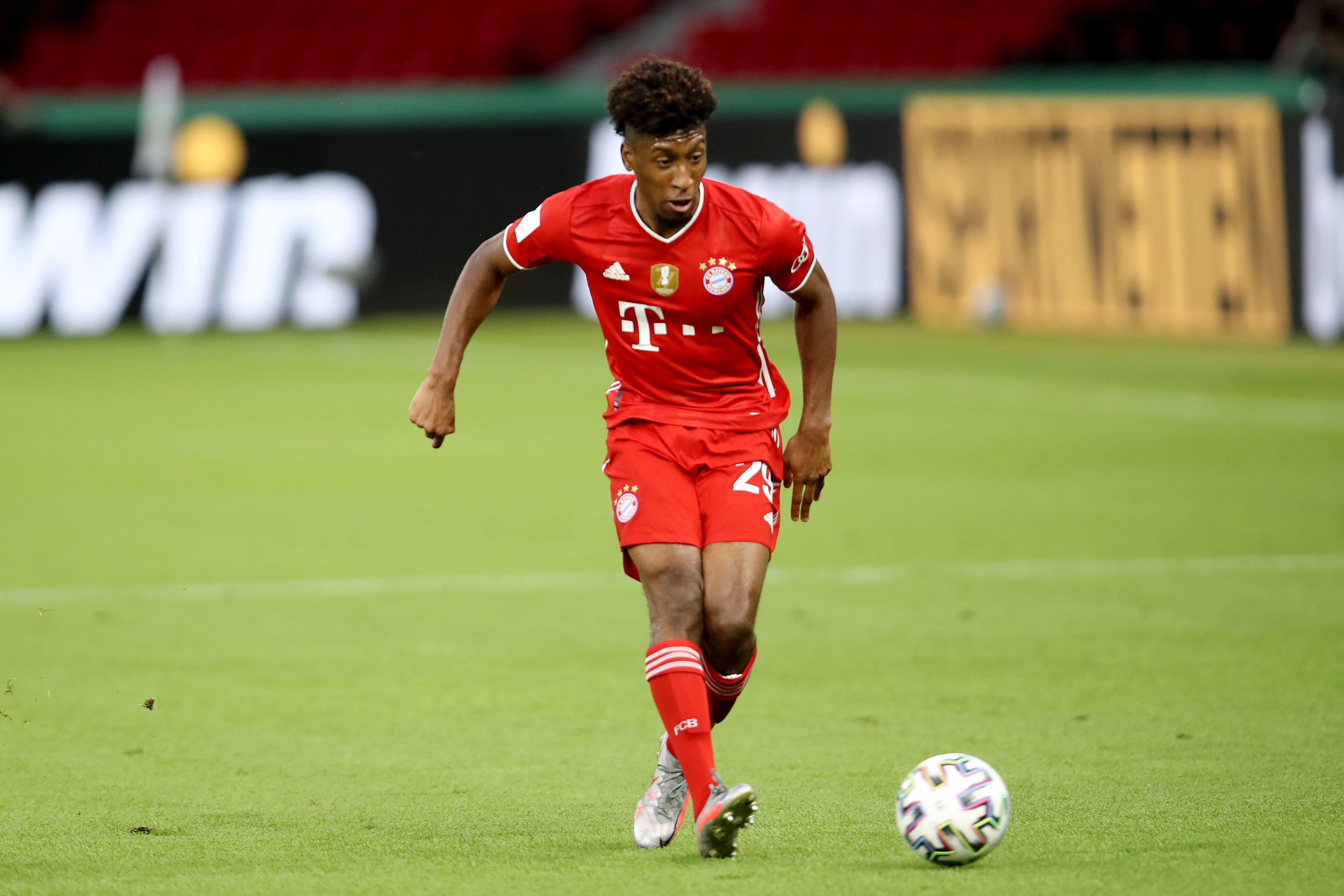 Kingsley Coman avec le Bayern Munich en 2020