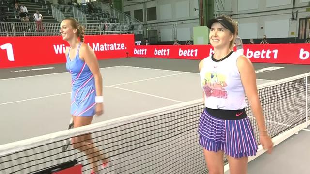 Tennis Exhibition Berlin: Elina Svitolina beats Petra Kvitova in the final Tennis Exhibition Berlin: Elina Svitolina beats Petra Kvitova in the final