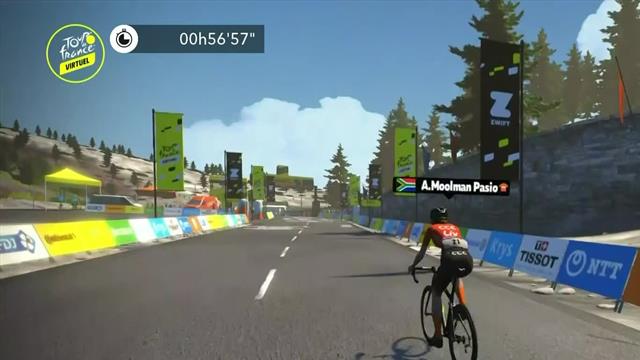 Tour de Francia Virtual: Ashleigh Moolman Pasio vence con un sensacional esprint final Tour de Francia Virtual: Ashleigh Moolman Pasio vence con un sensacional esprint final