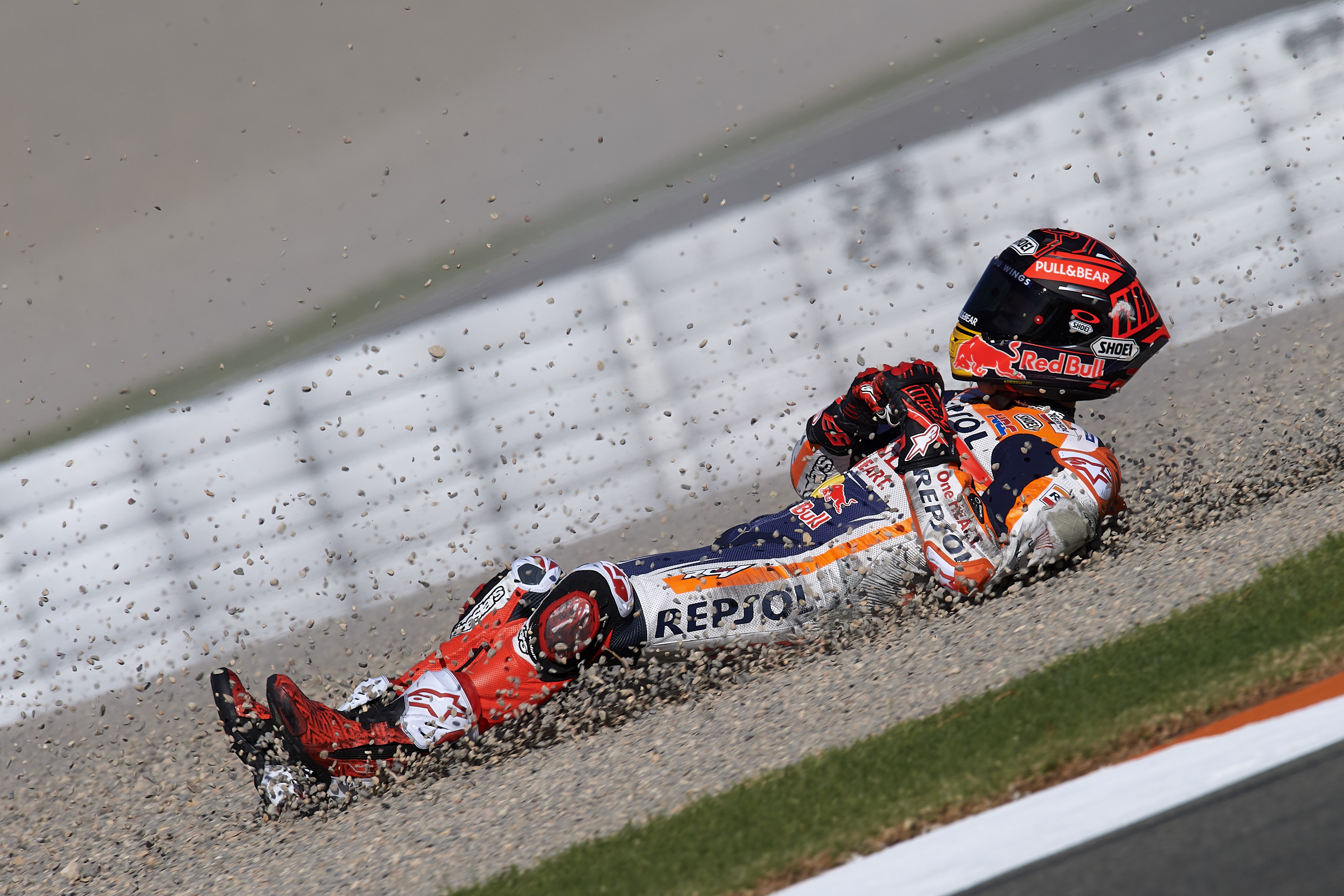 Marc Marquez caduta, Getty Images