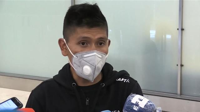 Nairo Quintana: "Estamos muy contentos de regresar a Europa" Nairo Quintana: "Estamos muy contentos de regresar a Europa"