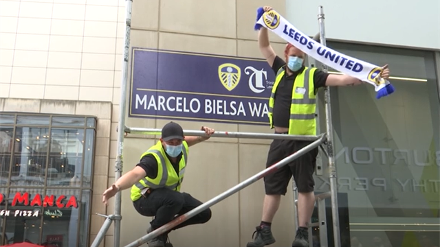 Renombran una calle con el nombre de 'Marcelo Bielsa' en Leeds tras el ascenso a la Premier Renombran una calle con el nombre de 'Marcelo Bielsa' en Leeds tras el ascenso a la Premier