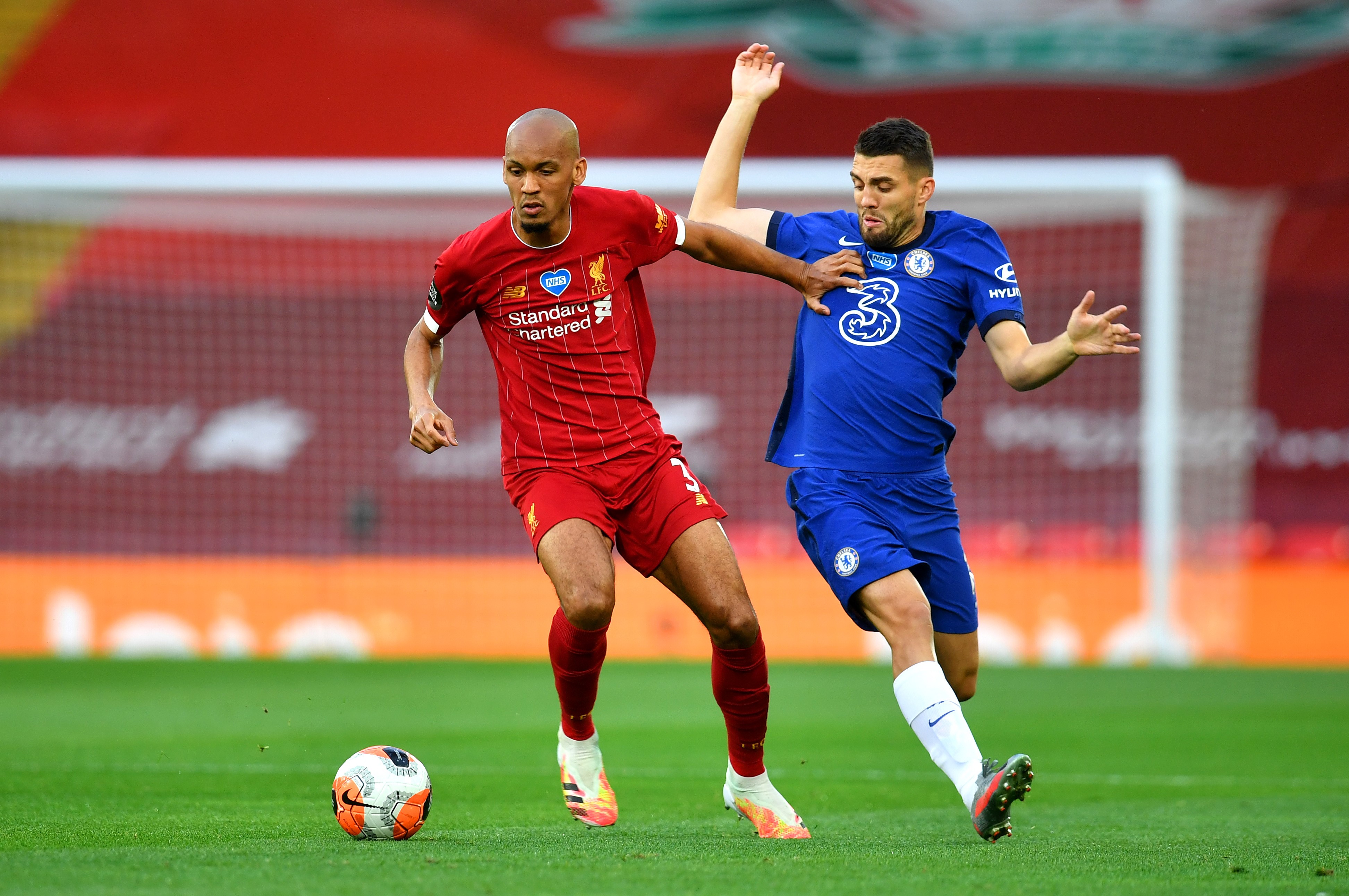 Fabinho a jucat foarte bine poziția de fundaș central pentru Liverpool pe Stamford Bridge