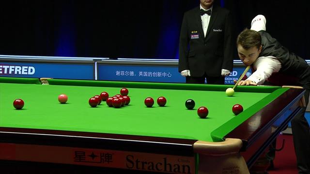 Alexander Ursenbacher knocks in 141 break on way to stunning Gary Wilson Alexander Ursenbacher knocks in 141 break on way to stunning Gary Wilson