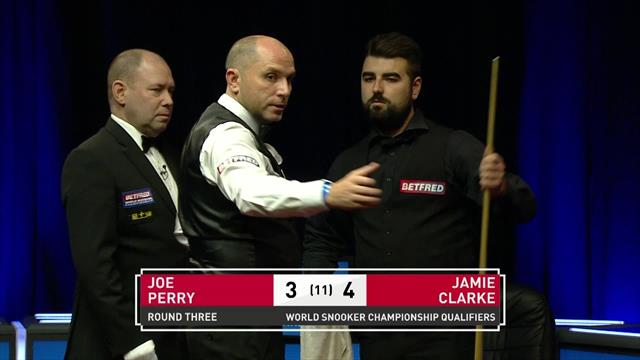 Clasificación del Mundial de snooker: Joe Perry pierde los nervios tras sucumbir en el séptimo frame Clasificación del Mundial de snooker: Joe Perry pierde los nervios tras sucumbir en el séptimo frame