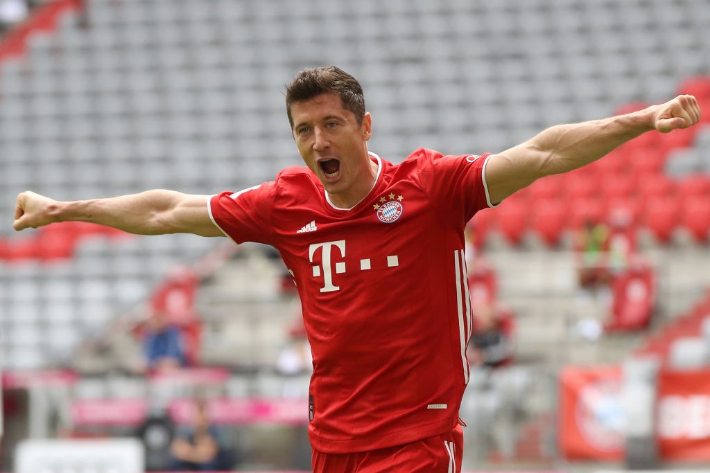 Robert Lewandowski erzielte in der abgelaufenen Bundesliga-Saison 34 Tore