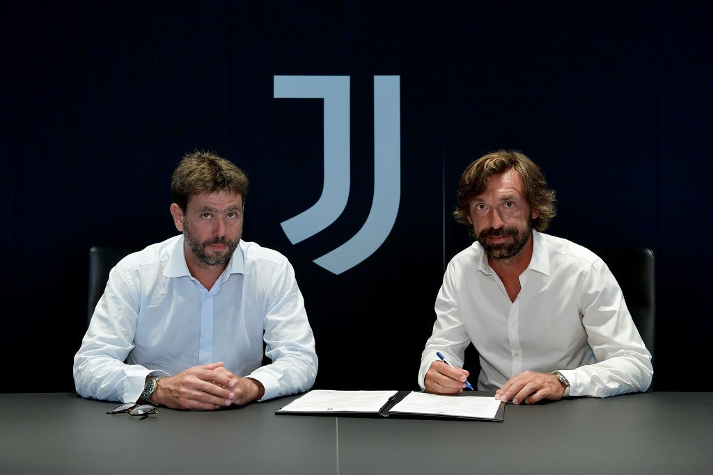 Patronul lui Juventus, Andrea Agnelli și Andrea Pirlo