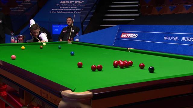 World Snooker Championship: 'Extraordinary' fluke from David Gilbert World Snooker Championship: 'Extraordinary' fluke from David Gilbert
