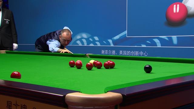 Mundial 2020: Mark Williams regala golpes magistrales en primera ronda Mundial 2020: Mark Williams regala golpes magistrales en primera ronda