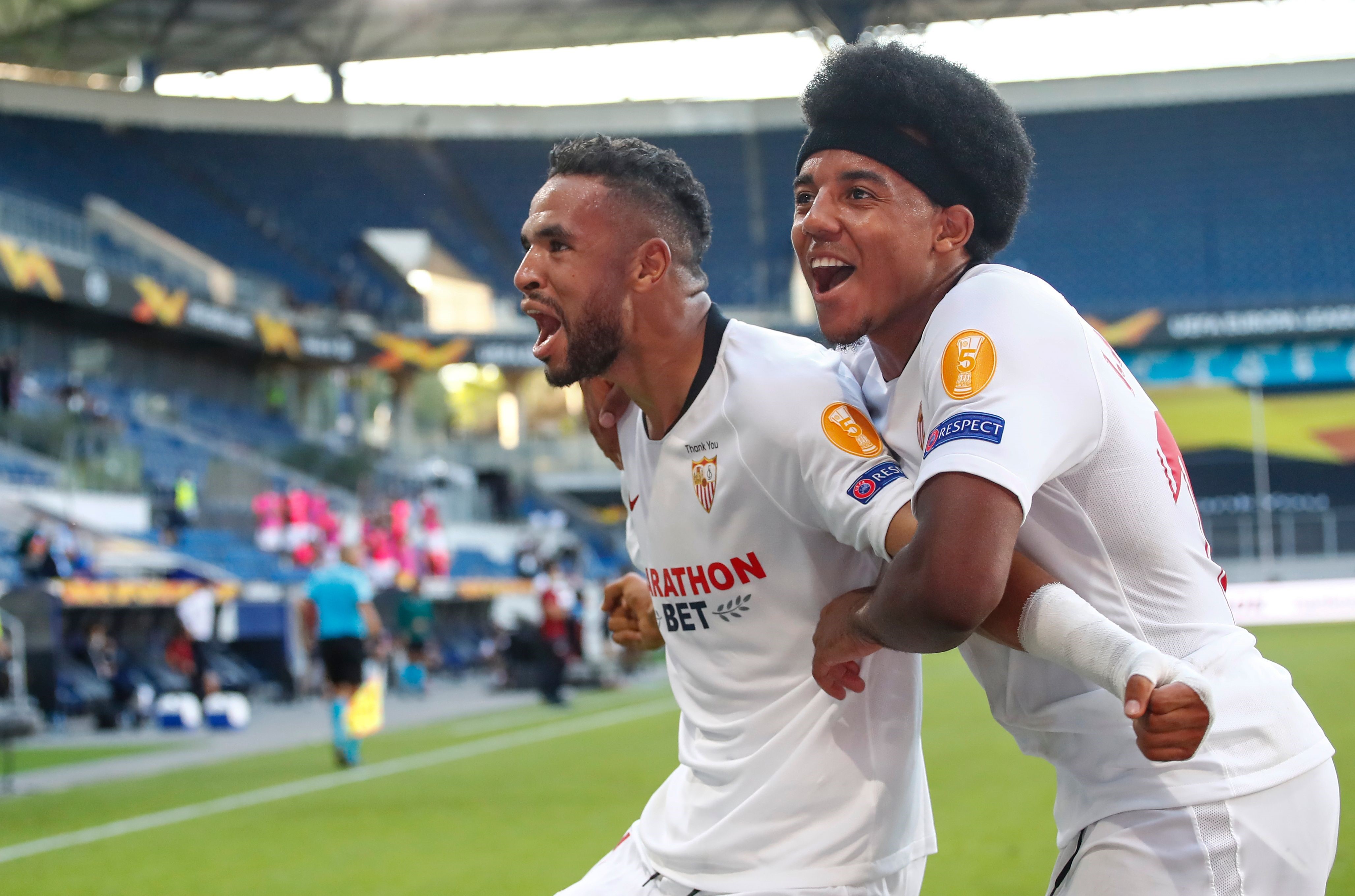 Youssef En-Nesyri (links) und Jules Kounde (rechts) | FC Sevilla