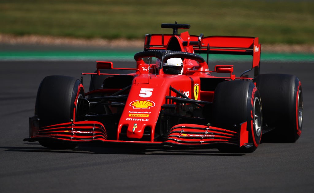 Sebastian Vettel im Ferrari