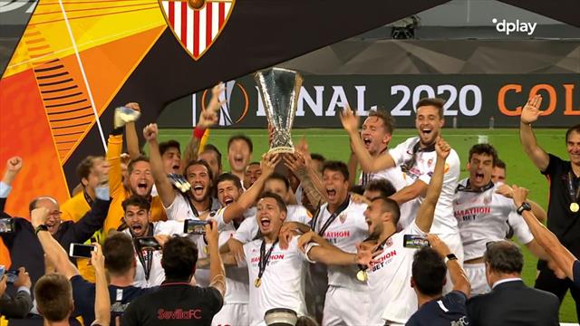 Se Sevilla løfte pokalen for sjette gang Se Sevilla løfte pokalen for sjette gang